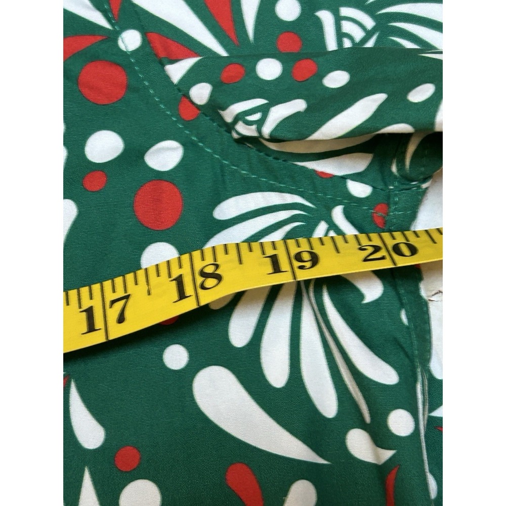 FIFA World Cup 2026 Mexico Button-Up Shirt M Green Red Folk Pattern AOP Sample - Picture 3 of 4